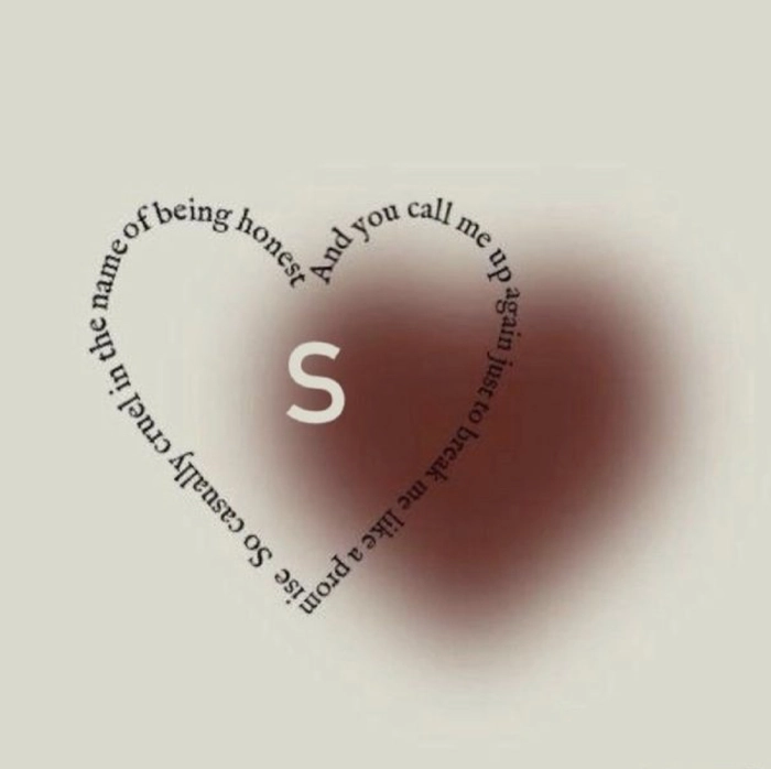 cute whatsapp unique s letter dp