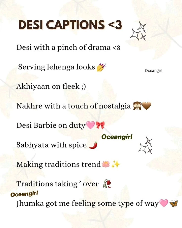 desi food captions for instagram