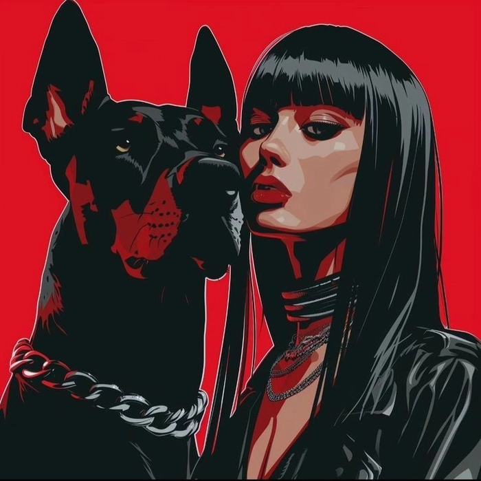 dog with bad girls dp