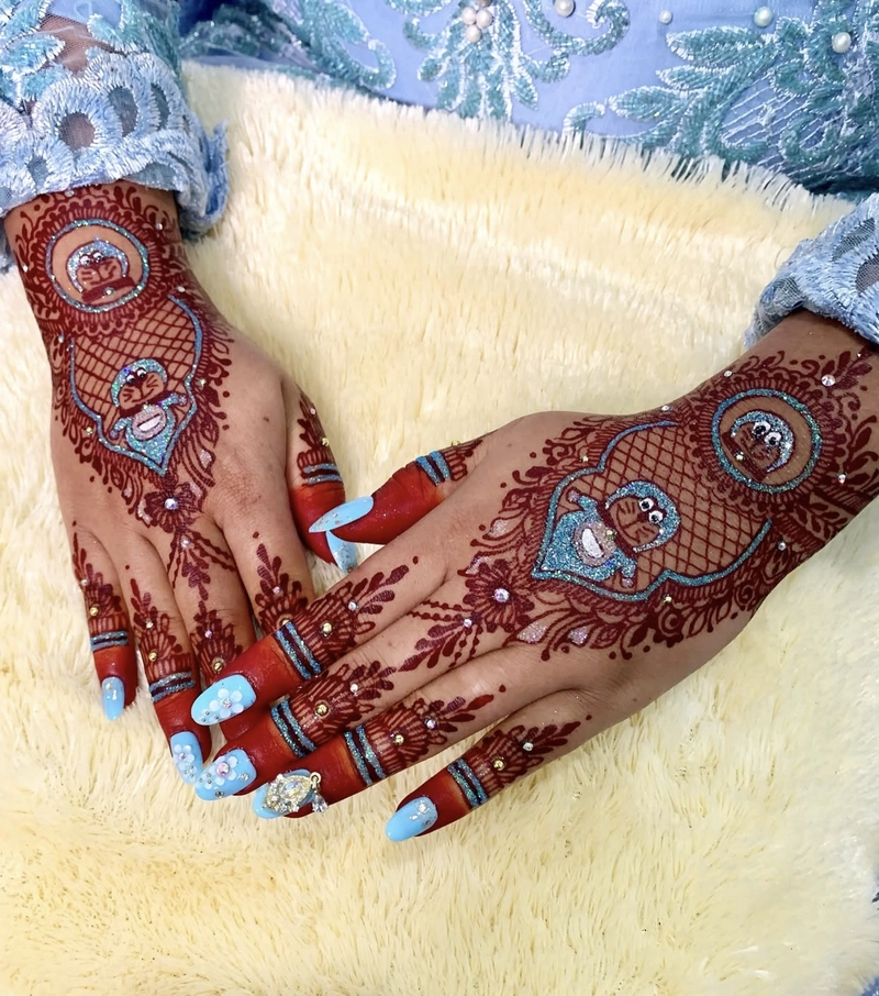 doraemon mehndi design easy