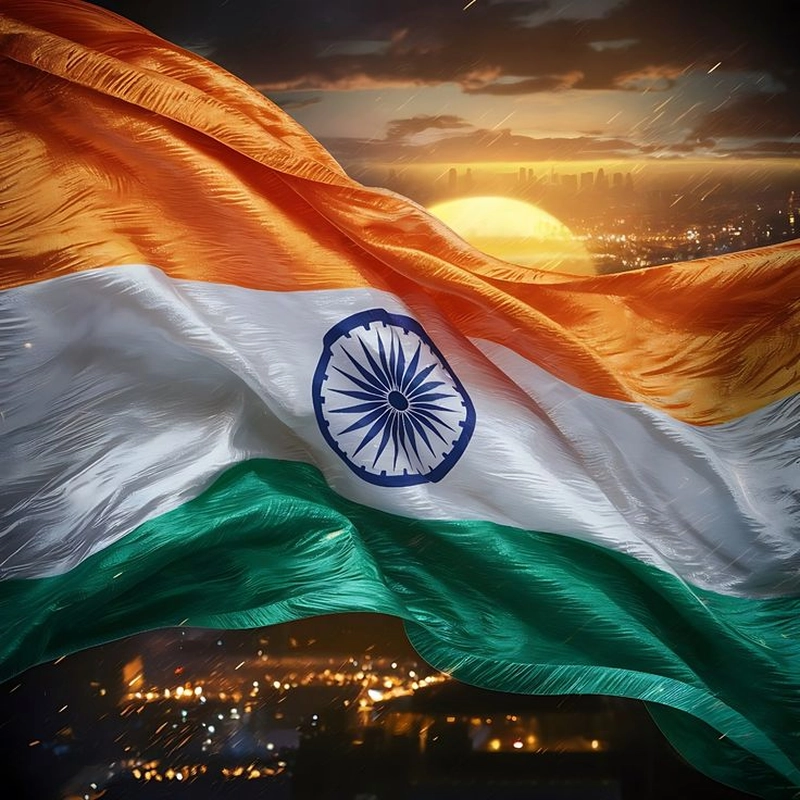 download indian flag dp