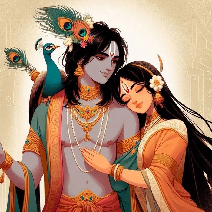 dp for radha krishna