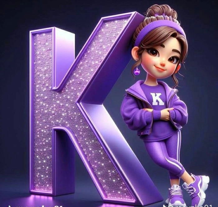 dp with letter k