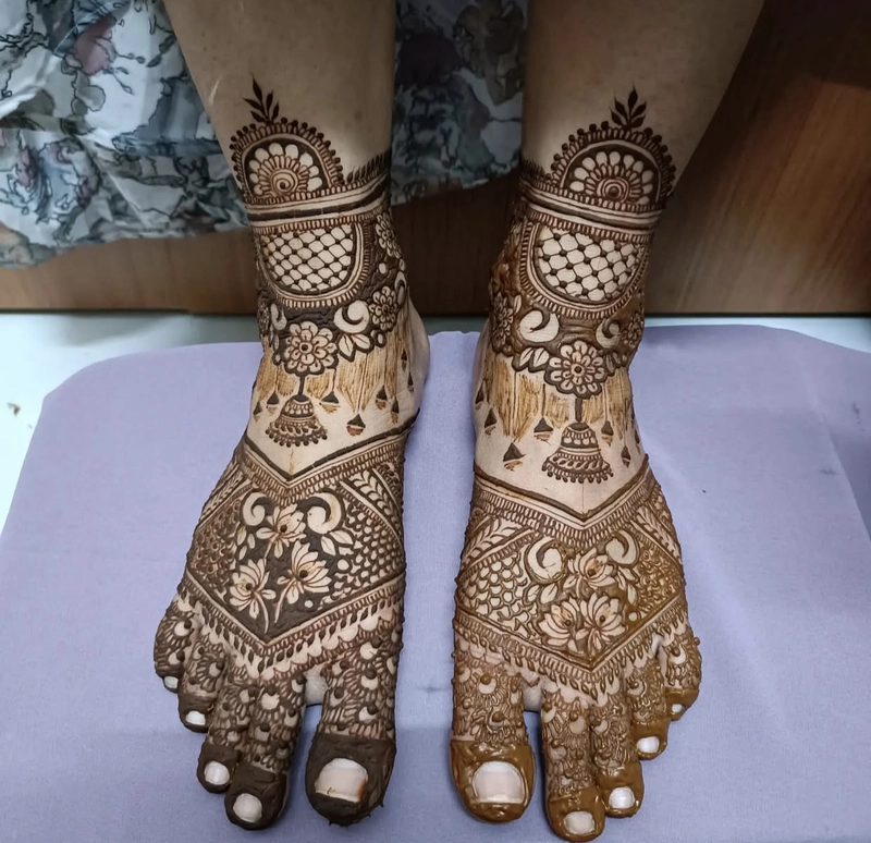 dulha mehndi design pair kadulhan