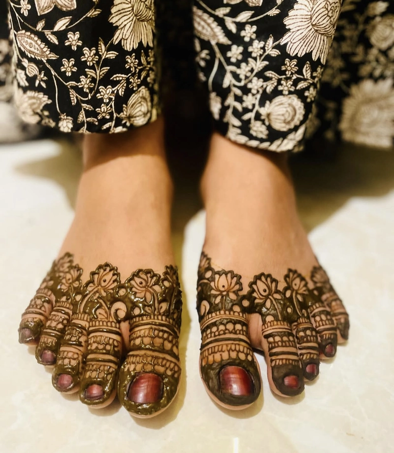 dulhan mehndi design pair ka full hand_design mehndi pair ka
