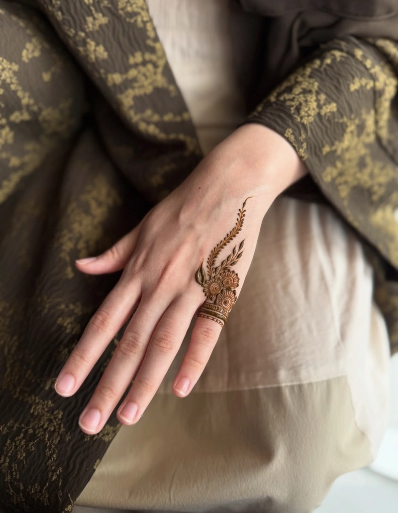 easy to make mehndi design