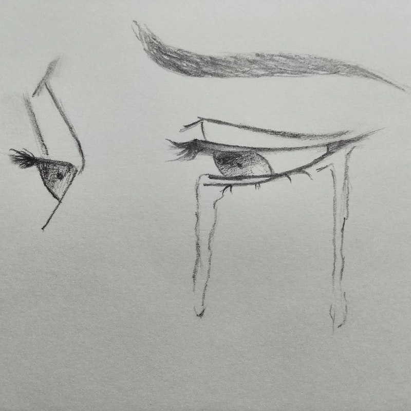 eyes crying aesthetic