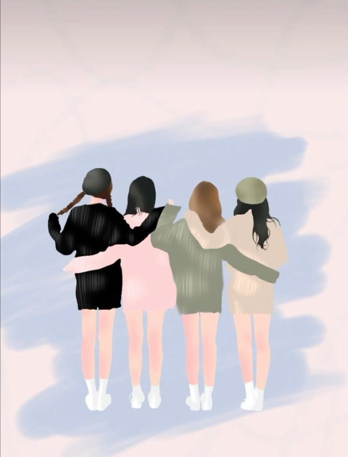 four best friends dp for whatsapp