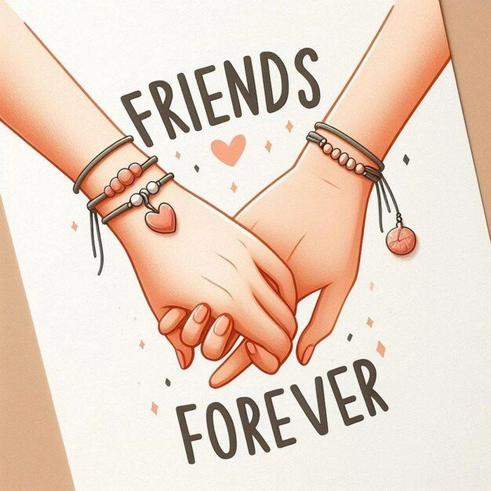 friends forever logo for whatsapp dp