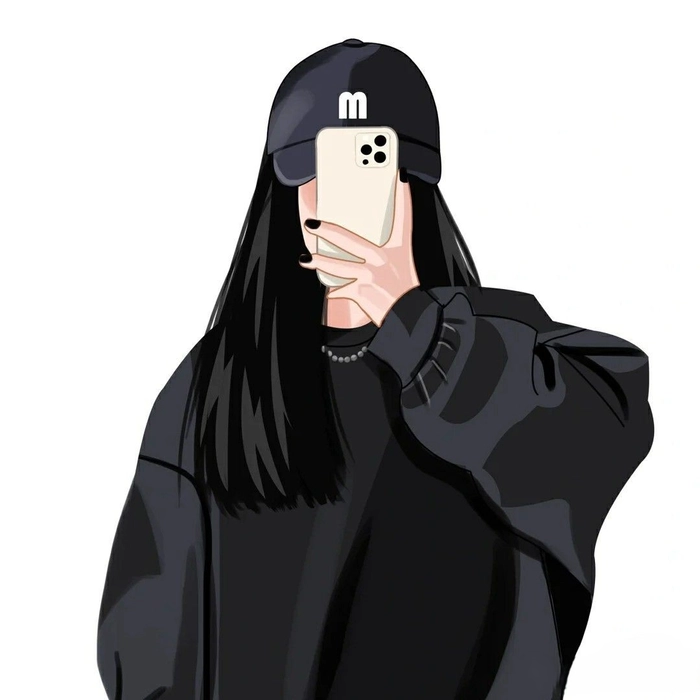 girl selfie dp