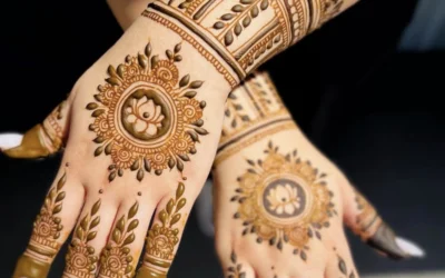 gol mehndi ka design