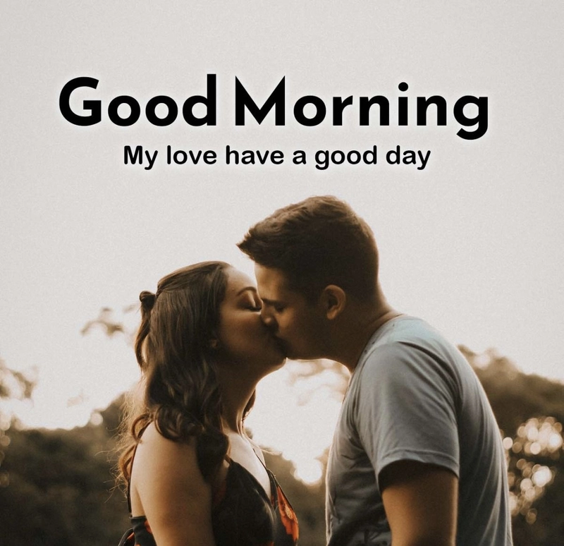 good morning kiss dp