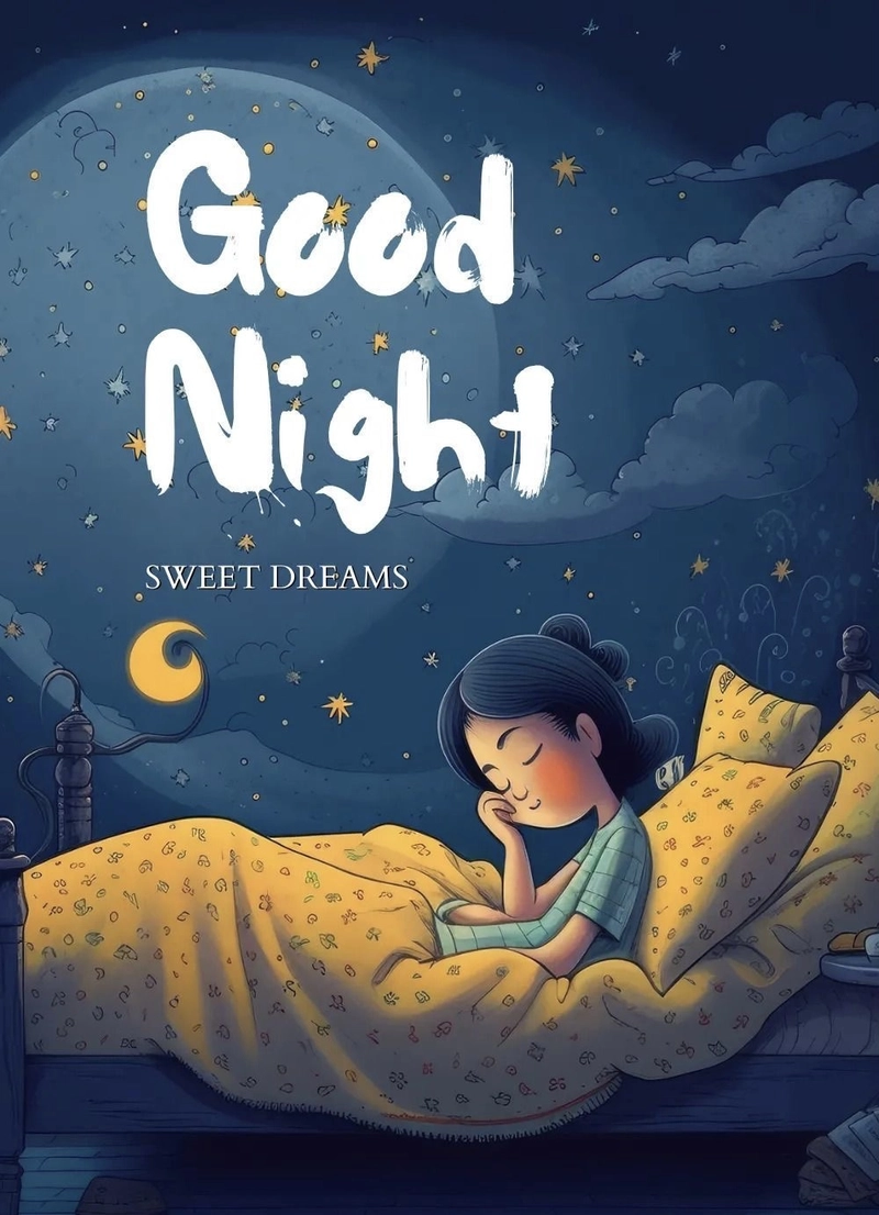 good night dp cute baby