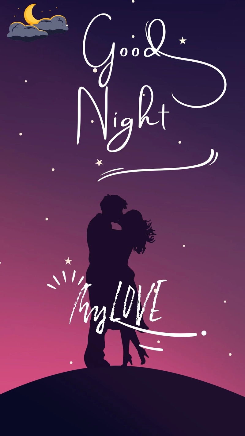 good night dp for love