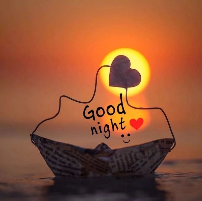 good night dp in hindi