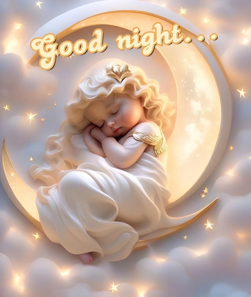 good night images cute baby