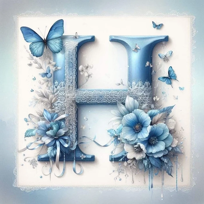 h letter dp for instagram
