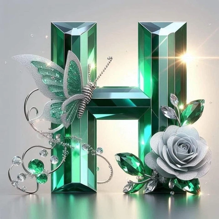 h letter dp images