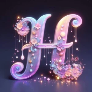 h letter dp new