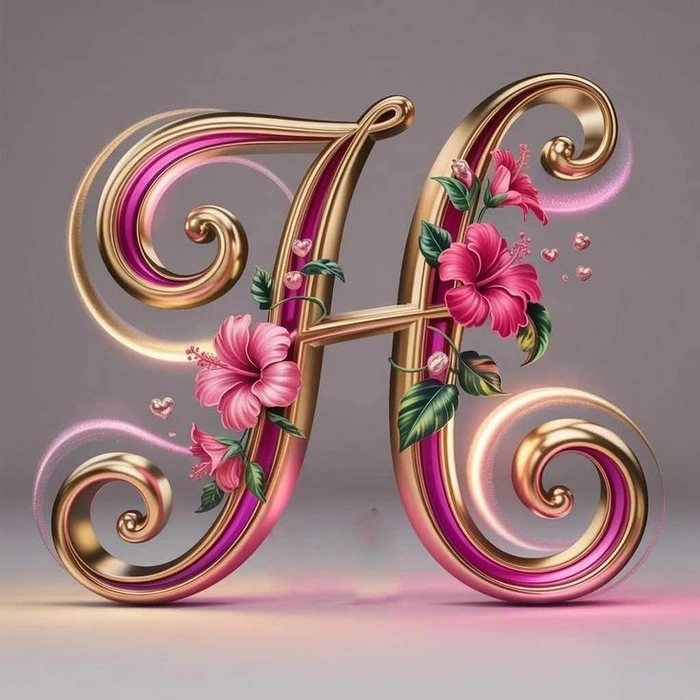 h letter dp phot