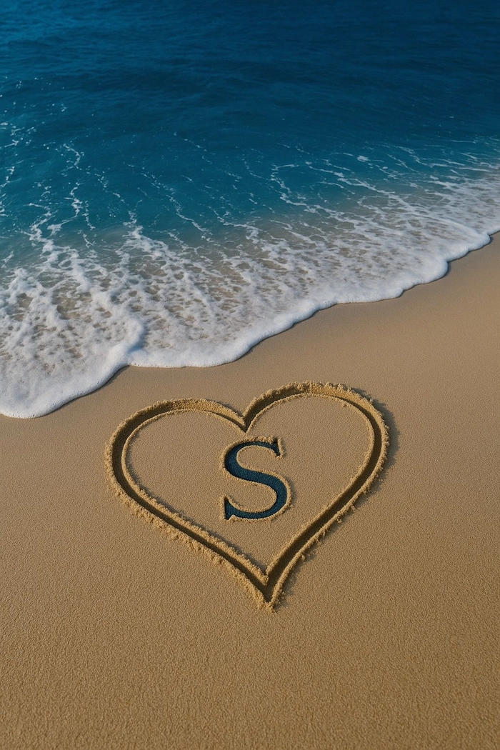 heart stylish s letter dp