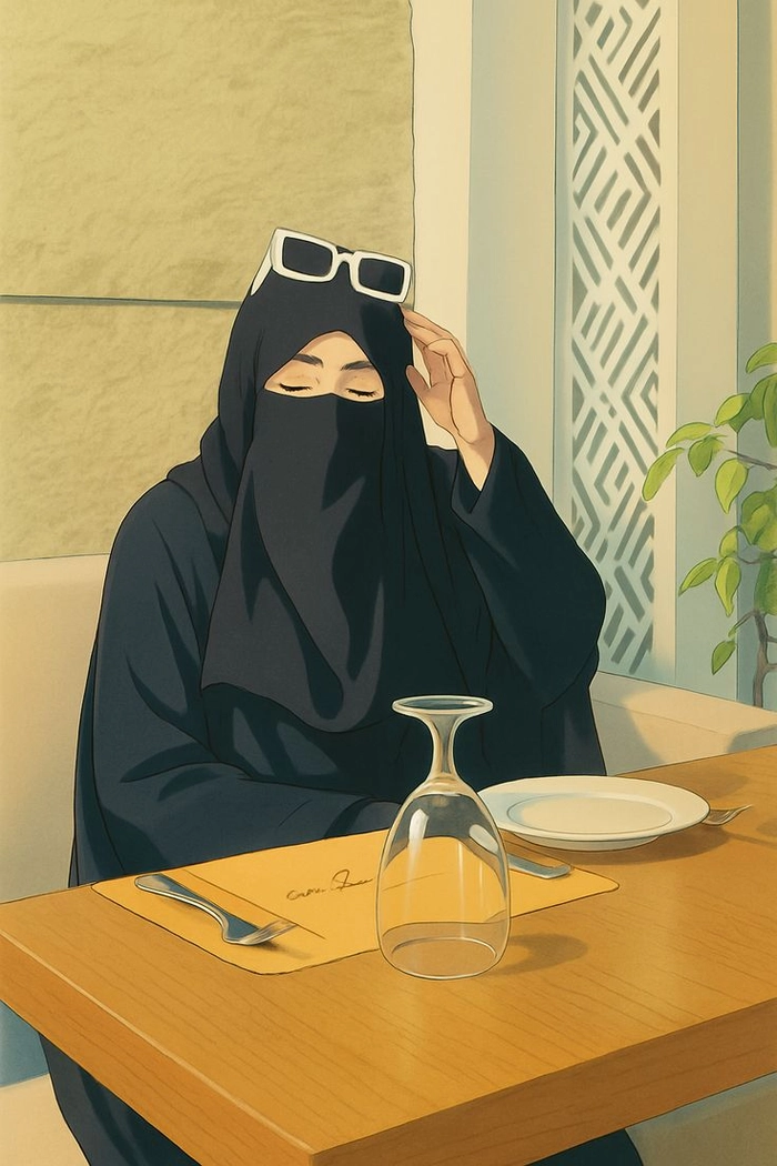 hijab cartoon dp pinterest