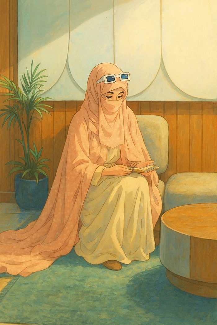 hijab girl dp instagram cartoon