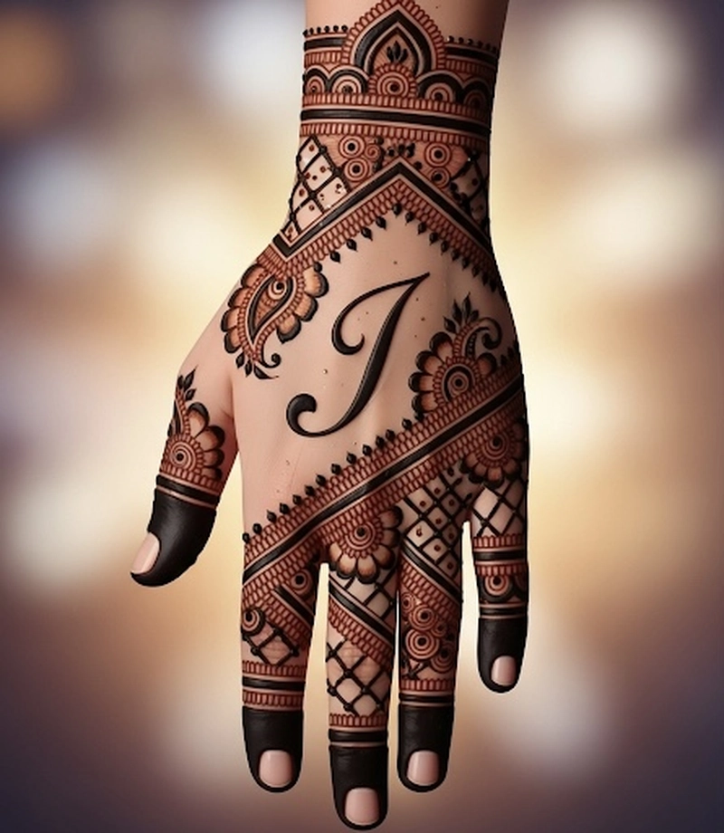 i mehndi design simple photo