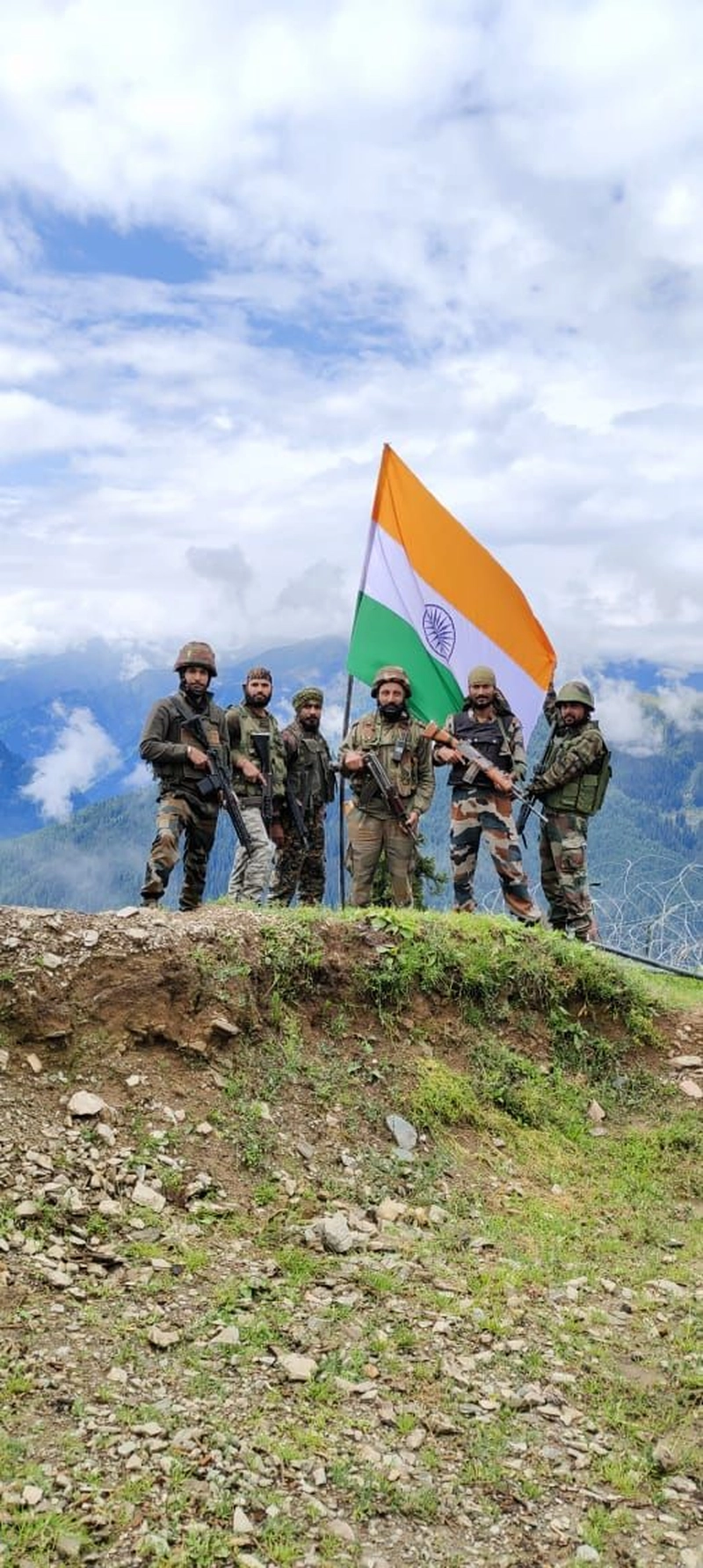 indian army flag dp