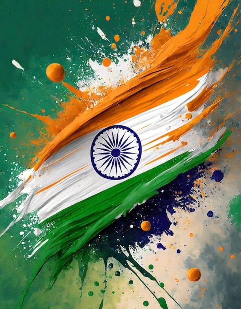 indian flag dp with alpindian flag alphabet dphabet