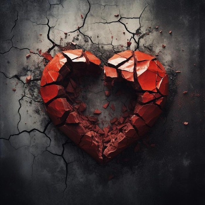instagram broken heart dp
