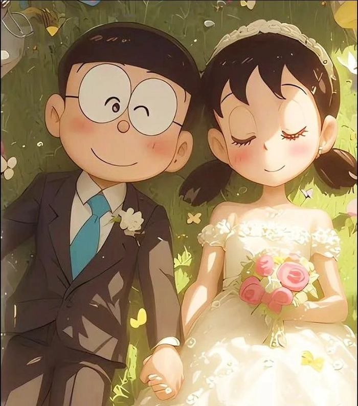 instagram dp nobita and shizuka