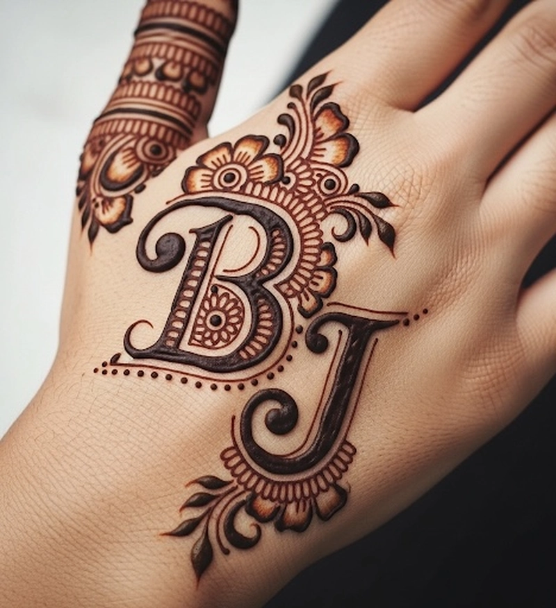 j b mehndi design