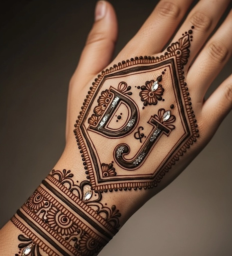 j d mehndi design