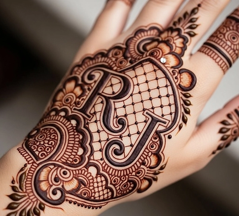 j r mehndi design
