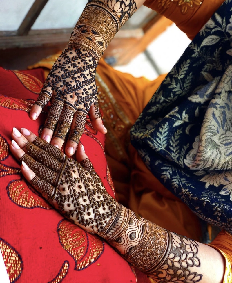 jaal mehndi design photo