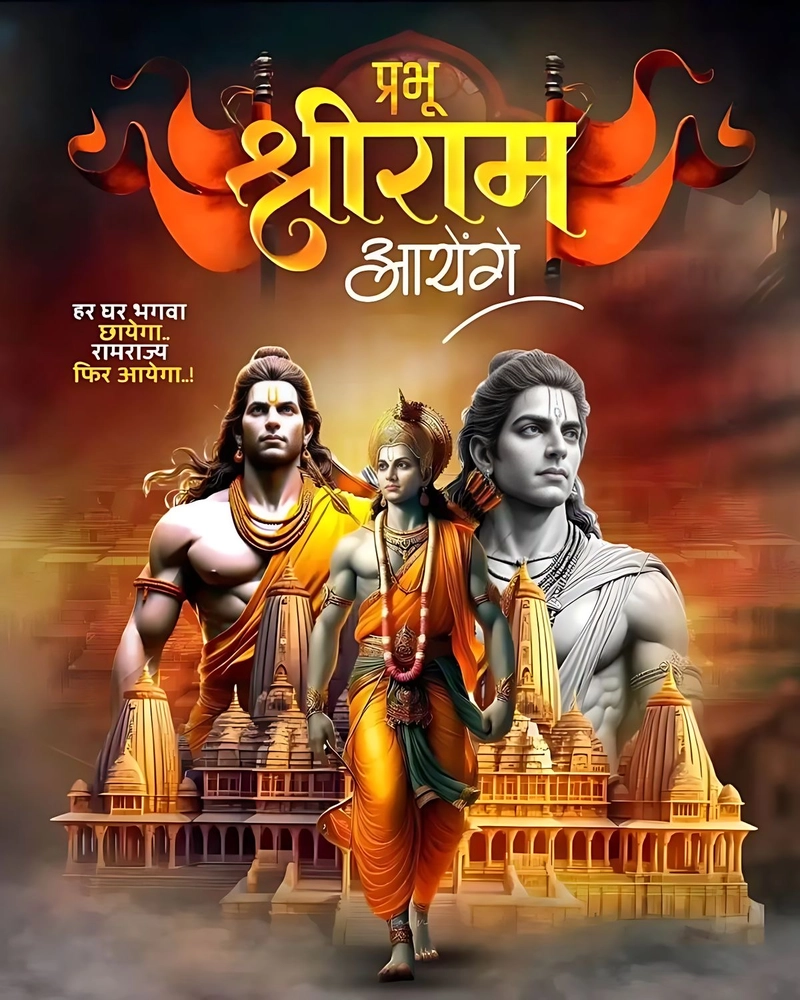 jai shree ram text images