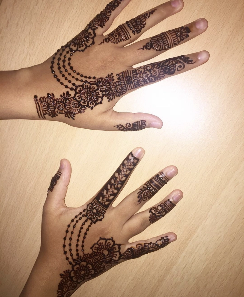 jewellery mehndi design easy