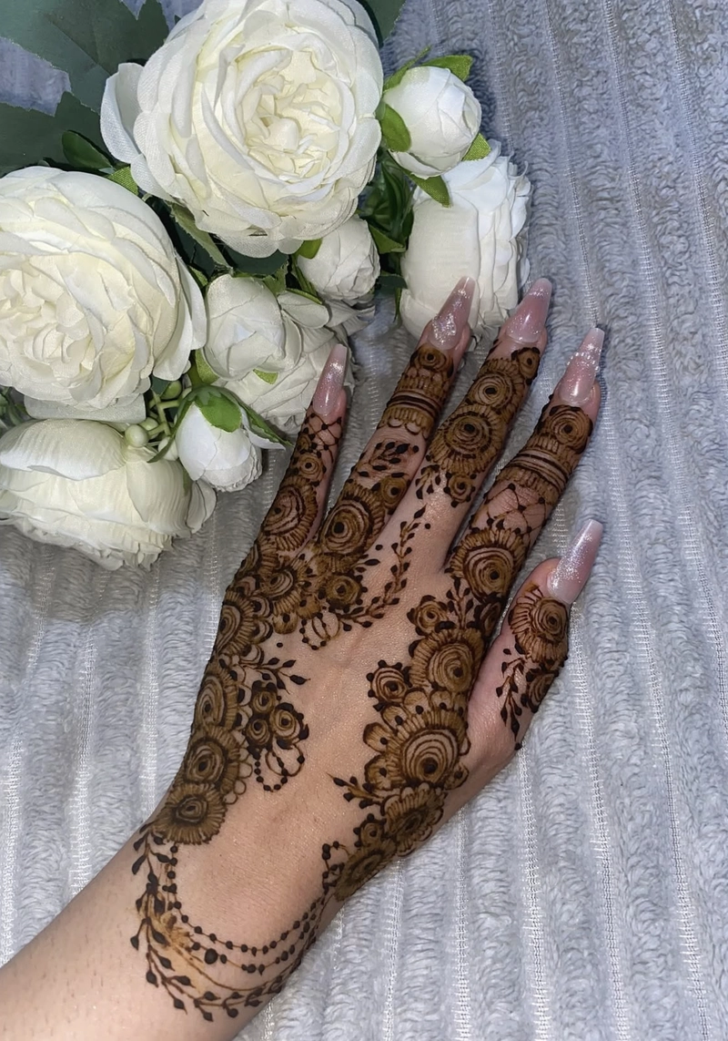 jewellery mehndi designs for hands