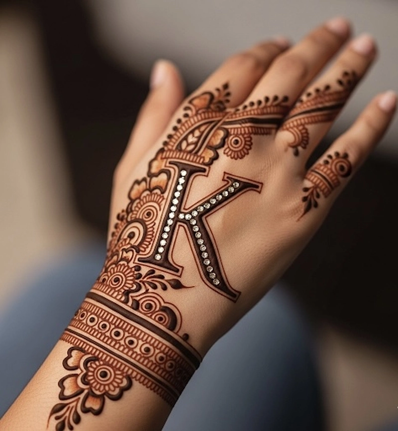 k mehndi photo