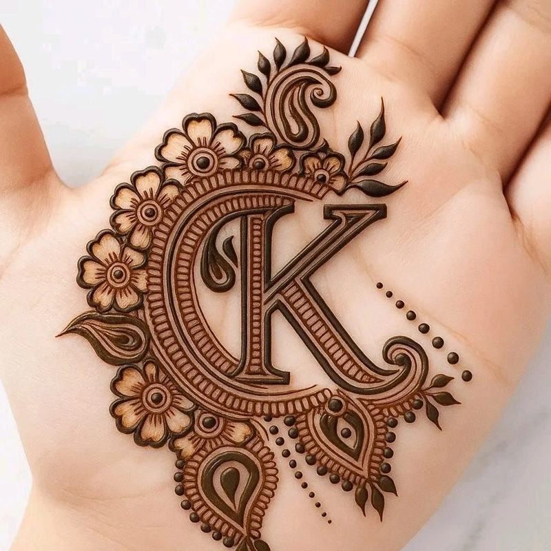 k name mehndi design