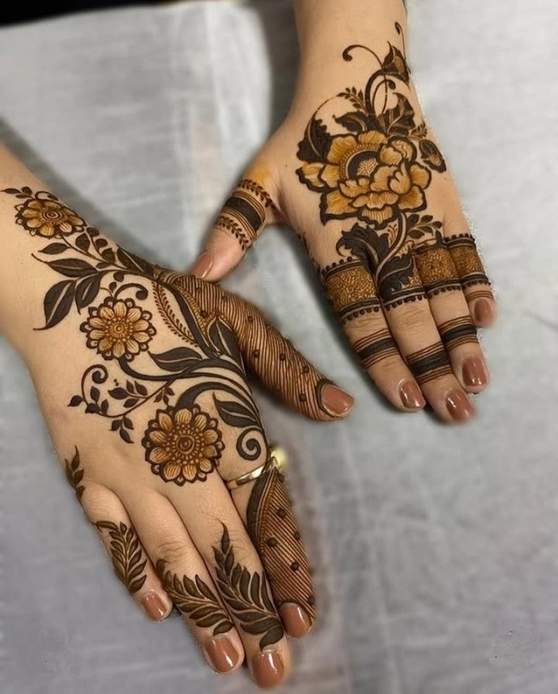 kashees bunch mehndi design