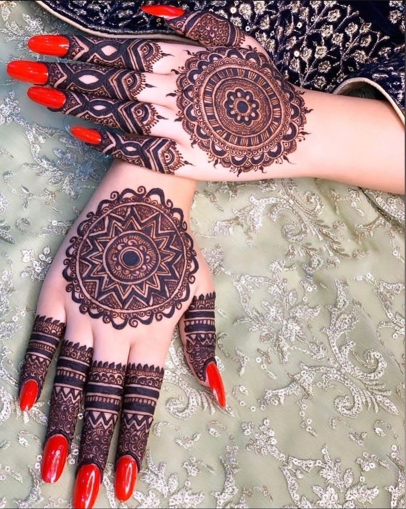 kashees tikki mehndi design