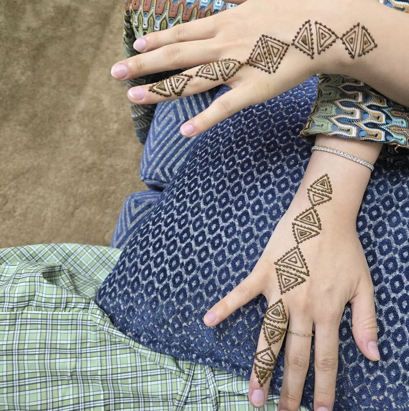 latest western mehndi design