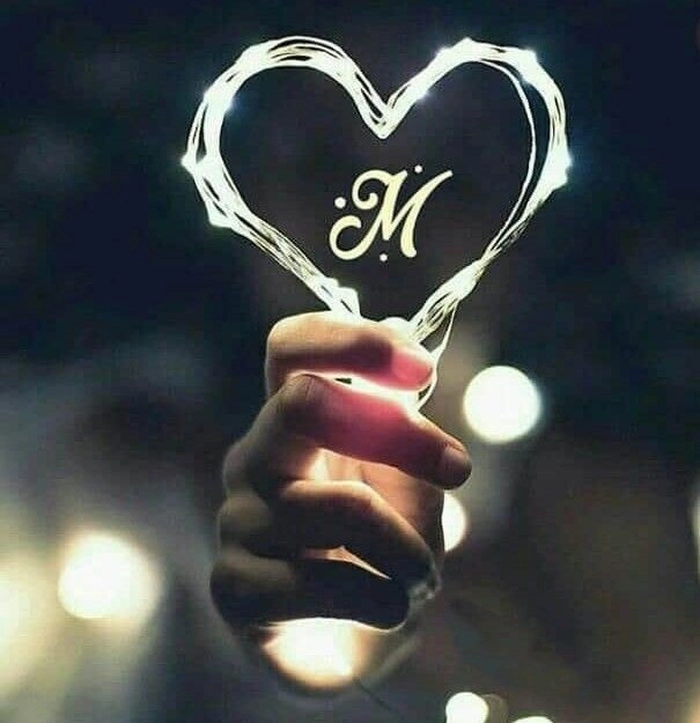 m letter dp images