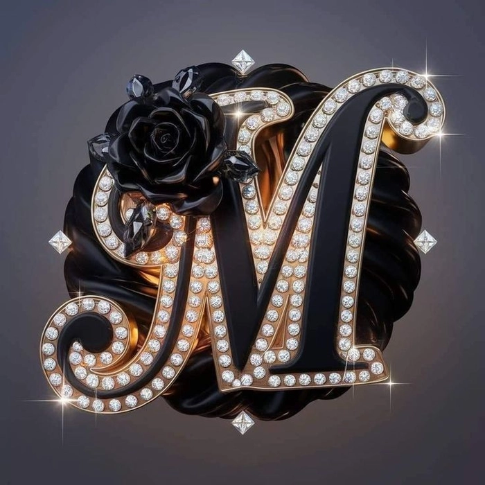 m name dp stylish
