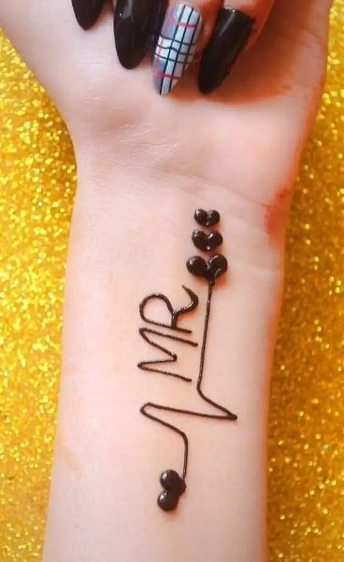 m name mehndi design full hand