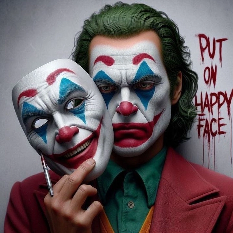 mask joker dp photo