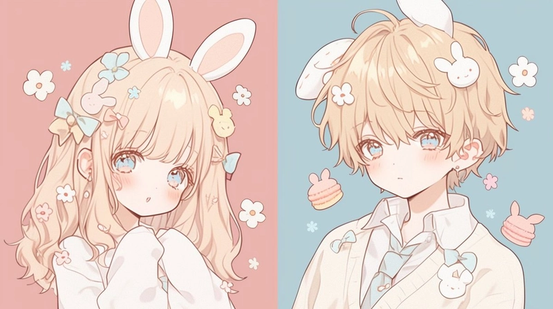 matching pfp cute anime couple dp for instagram