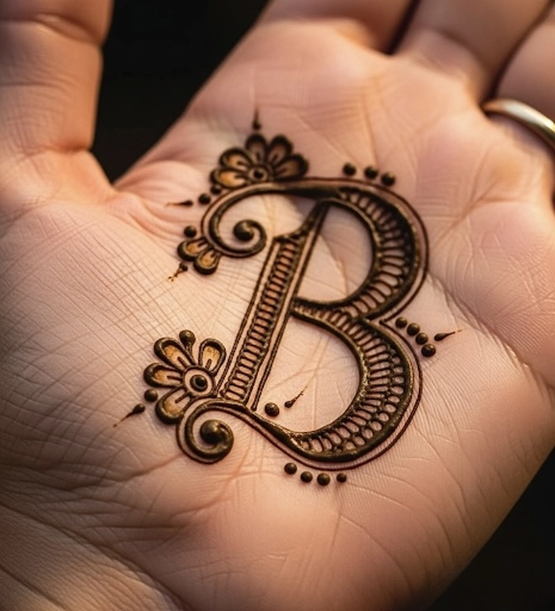 mehndi b design